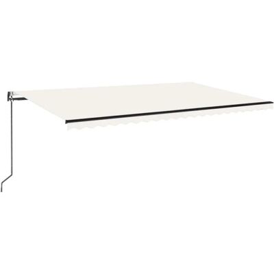 vidaXL Toldo Automático avec Capteur de Vent Crema 500x350 cm vidaXL Toldo Automático avec Capteur de Vent Crema 500x350 cm