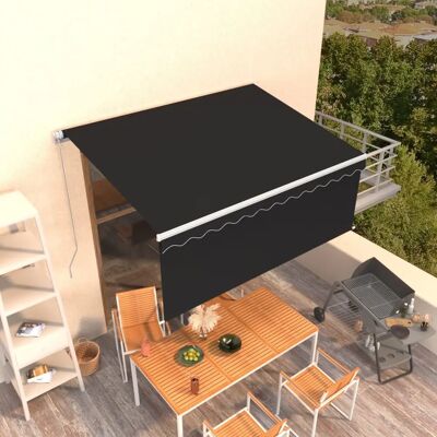 vidaXL 3x2,5 m Manuelle Markise mit Seitenschutz vidaXL 3x2,5 m Manuelle Markise mit Seitenschutz