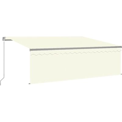 Tenda da sole retrattile MAISONCHIC 4x3m Crema Protezione UV Tenda da sole retrattile MAISONCHIC 4x3m Crema Protezione UV