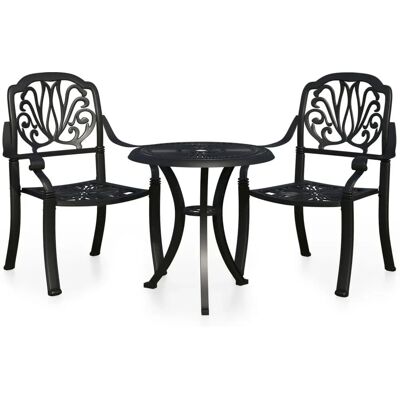 VidaXL Outdoor Möbel-Set - Elegantes Aluminium Bistro - Gartenmöbel VidaXL Outdoor Möbel-Set - Elegantes Aluminium Bistro - Gartenmöbel