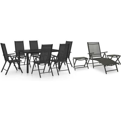 VidaXL Gartenmöbelset - Modernes 10-teiliges Set VidaXL Gartenmöbelset - Modernes 10-teiliges Set