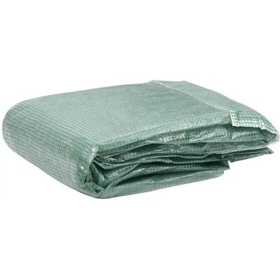 vidaXL Kassenhoes - 300x300x200 cm - Groen - Weerbestendig PE vidaXL Kassenhoes - 300x300x200 cm - Groen - Weerbestendig PE