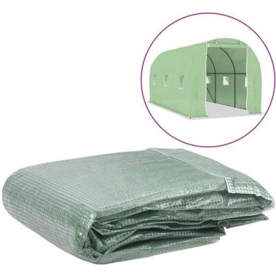 Pokrywa zastępcza dla szklarni vidaXL 200x450x200 cm Zielona Ogrodowa Pokrywa zastępcza dla szklarni vidaXL 200x450x200 cm Zielona Ogrodowa