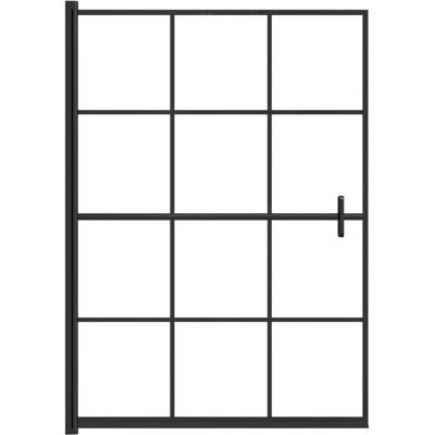 vidaXL Parawan prysznicowy ESG Czarny - Shower Enclosure vidaXL Parawan prysznicowy ESG Czarny - Shower Enclosure