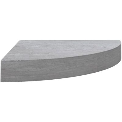 vidaXL Wand-Eckregal Beton Grau MDF - Wandregal vidaXL Wand-Eckregal Beton Grau MDF - Wandregal