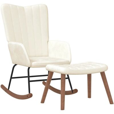 VidaXL Modell 327763 Samt Schaukelstuhl - Relax & Dekor VidaXL Modell 327763 Samt Schaukelstuhl - Relax & Dekor