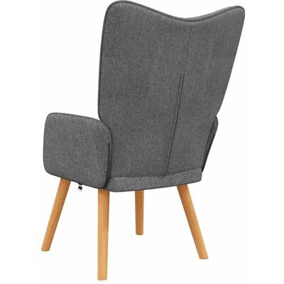 Chaise de relaxation vidaXL - Gris foncé - Relax Chair - Publicité Chaise de relaxation vidaXL - Gris foncé - Relax Chair - Publicité