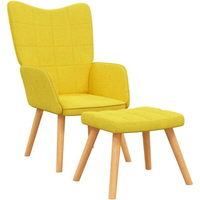 VidaXL Accentstol - Sennepsgul - Moderne design VidaXL Accentstol - Sennepsgul - Moderne design