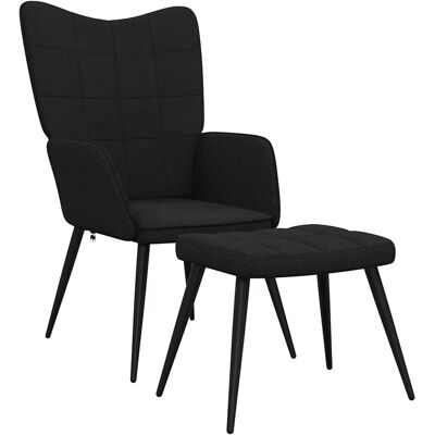 VidaXL Chaise d'accent - Moderne, Noire, Mousse, Acier - Chaise d'accent - Publicité VidaXL Chaise d'accent - Moderne, Noire, Mousse, Acier - Chaise d'accent - Publicité