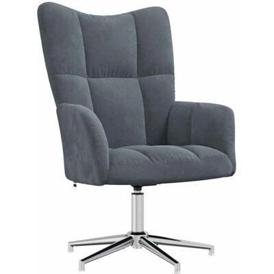 Chaise d'accent VidaXL - Gris foncé - Siège relax élégant - Publicité Chaise d'accent VidaXL - Gris foncé - Siège relax élégant - Publicité