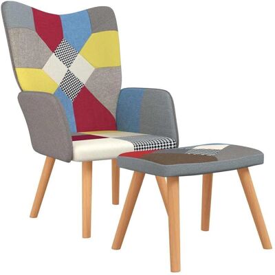 Maisonchic Modell - Multicolor Patchwork Relaxsessel - Relaxsessel Maisonchic Modell - Multicolor Patchwork Relaxsessel - Relaxsessel