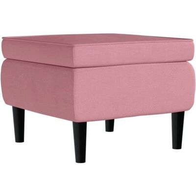 VIDAXL Pink Velvet Fußhocker - Fußhocker VIDAXL Pink Velvet Fußhocker - Fußhocker