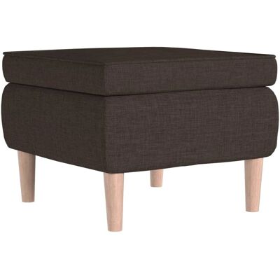 ALTRO Dunkelbrauner eleganter Hocker - Fußhocker ALTRO Dunkelbrauner eleganter Hocker - Fußhocker
