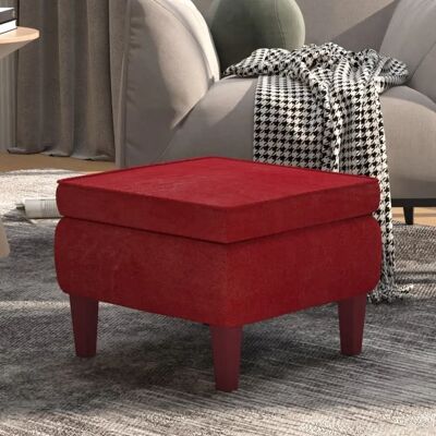 vidaXL Hocker mit Holzbeinen - Bequem und Kompakt vidaXL Hocker mit Holzbeinen - Bequem und Kompakt