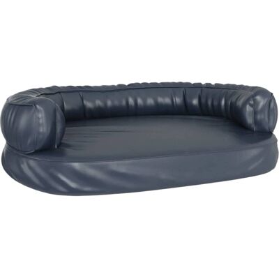 vidaXL Ergonomisches Schaumstoff-Hundebett aus Kunstleder oval - 171315 vidaXL Ergonomisches Schaumstoff-Hundebett aus Kunstleder oval - 171315