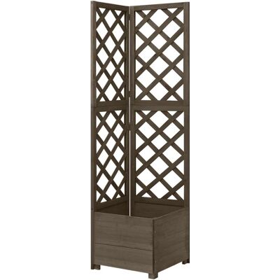 vidaXL Eckverzierung mit Pflanzkasten - Eckverzierung mit Pflanzkasten - Gart Blumentrog vidaXL Eckverzierung mit Pflanzkasten - Eckverzierung mit Pflanzkasten - Gart Blumentrog