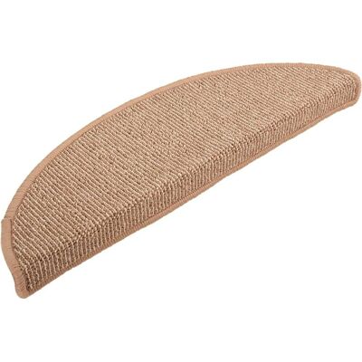 vidaXL 15x Pas de Tapis de Escalier Beige Clair 56x17x3 cm Protection - Carpet Stair Treads - Publicité vidaXL 15x Pas de Tapis de Escalier Beige Clair 56x17x3 cm Protection - Carpet Stair Treads - Publicité