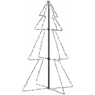 vidaXL Joulukuusi kartiomainen 160 LED Sisä- ja ulkokäyttöön 78x120 cm vidaXL Joulukuusi kartiomainen 160 LED Sisä- ja ulkokäyttöön 78x120 cm