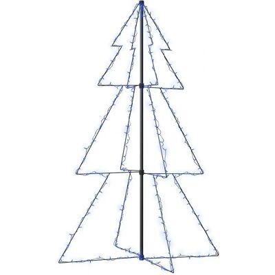 vidaXL Weihnachts-Kegelbaum 200/240 LEDs Innen/Außen - Weihnachtsbaum vidaXL Weihnachts-Kegelbaum 200/240 LEDs Innen/Außen - Weihnachtsbaum