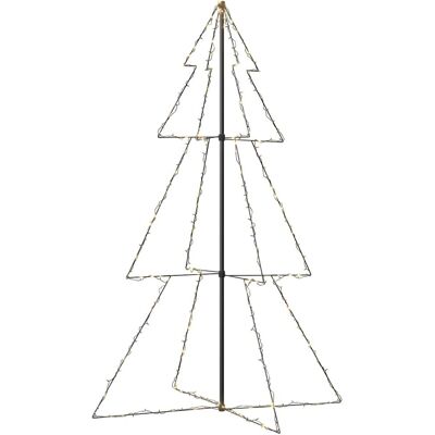 vidaXL Weißer Weihnachtskegel 240 LEDs - Weihnachtsbaumdekoration vidaXL Weißer Weihnachtskegel 240 LEDs - Weihnachtsbaumdekoration