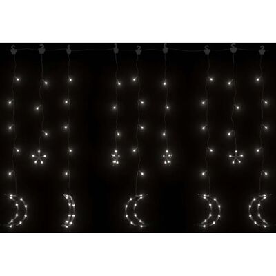 vidaXL Stern- und Mondlichter mit Fernbedienung 345 LED Kaltweiß - Lichterketten vidaXL Stern- und Mondlichter mit Fernbedienung 345 LED Kaltweiß - Lichterketten