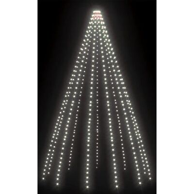 vidaXL Weihnachtsbaumbeleuchtung - 500 LEDs, Weiß, Innen/Außen vidaXL Weihnachtsbaumbeleuchtung - 500 LEDs, Weiß, Innen/Außen