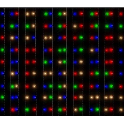 vidaXL LED Vorhang-Feenlichter - Bunt 8 Funktionen - 300 LED vidaXL LED Vorhang-Feenlichter - Bunt 8 Funktionen - 300 LED