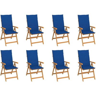 MAISONCHIC Teak Gartenliegestühle - 8 Stück MAISONCHIC Teak Gartenliegestühle - 8 Stück