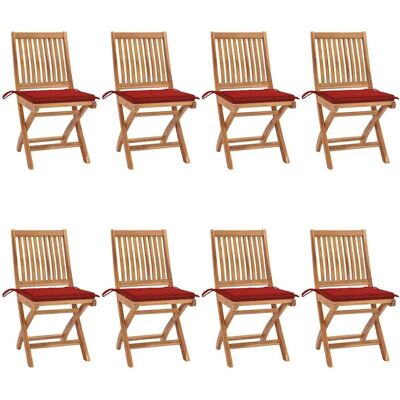 Vidaxl Teak Gartenstühle Set - Klappstühle für Garten Vidaxl Teak Gartenstühle Set - Klappstühle für Garten