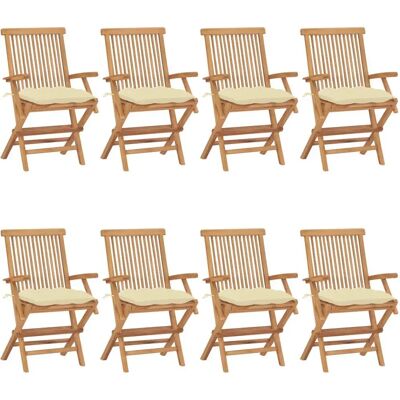 VidaXL Gartenstuhl-Set - Langlebige Teakmöbel VidaXL Gartenstuhl-Set - Langlebige Teakmöbel