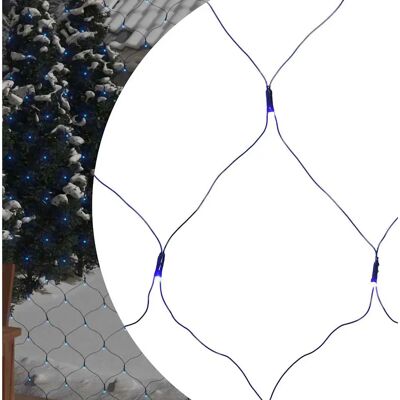 vidaXL LED Lichternetz Blau 3x3m - LED Light Net vidaXL LED Lichternetz Blau 3x3m - LED Light Net