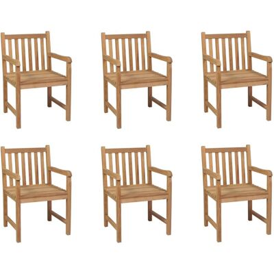 VidaXL Outdoor Stuhl Teak Braun - Gartenmöbel-Set VidaXL Outdoor Stuhl Teak Braun - Gartenmöbel-Set