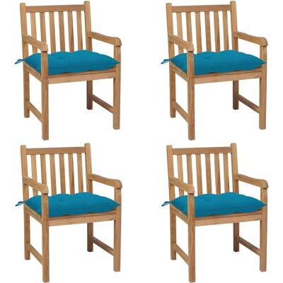 VidaXL Gartensessel Hellblau - Gartenstühle VidaXL Gartensessel Hellblau - Gartenstühle