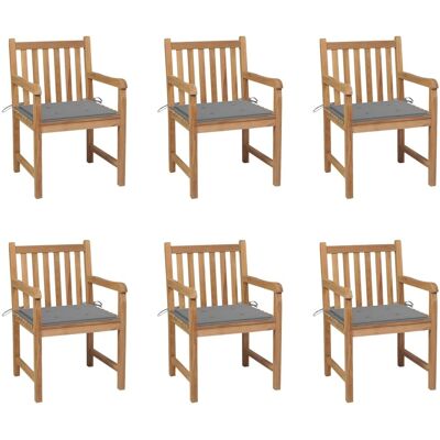 Magnifique 23211 Teak-Gartenstühle Set aus 6 - Gartenmöbel Magnifique 23211 Teak-Gartenstühle Set aus 6 - Gartenmöbel