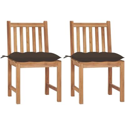 VidaXL 3073111 Gartenstuhl - Teak Taupe VidaXL 3073111 Gartenstuhl - Teak Taupe