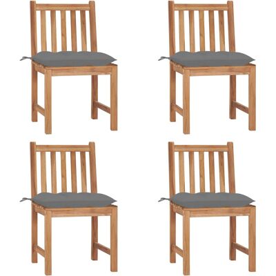 VidaXL Gartensessel - Teak Grau - Robustes Teakholz VidaXL Gartensessel - Teak Grau - Robustes Teakholz