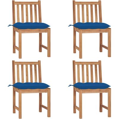vidaXL Gartenstühle 6er Set Blau - Gartenmöbel vidaXL Gartenstühle 6er Set Blau - Gartenmöbel