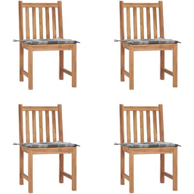 VidaXL Gartensessel - Teak - 8 Stück VidaXL Gartensessel - Teak - 8 Stück