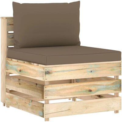 VidaXL Gartenbank - Langlebiges Holz-Modulsofa VidaXL Gartenbank - Langlebiges Holz-Modulsofa