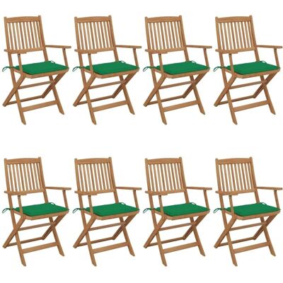 Maisonchic Modello 76814 - Sedie da giardino pieghevoli con cuscini Maisonchic Modello 76814 - Sedie da giardino pieghevoli con cuscini