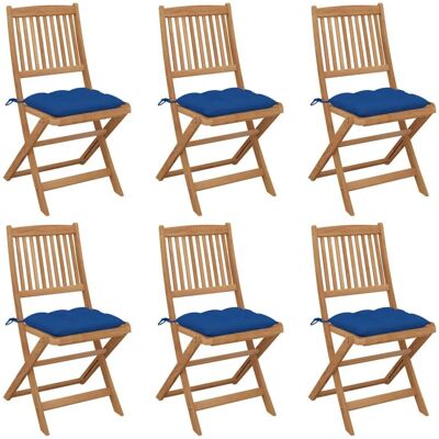 VidaXL Gartensessel mit Kissen - Klappbarer Gartenstuhl VidaXL Gartensessel mit Kissen - Klappbarer Gartenstuhl