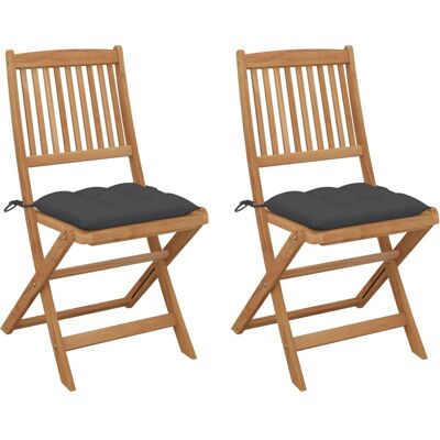 vidaXL 651701 Gartensessel Set mit Kissen - 8 Stück vidaXL 651701 Gartensessel Set mit Kissen - 8 Stück