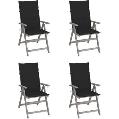 VidaXL Gartenstuhl - Verstellbarer Loungesessel mit Kissen VidaXL Gartenstuhl - Verstellbarer Loungesessel mit Kissen