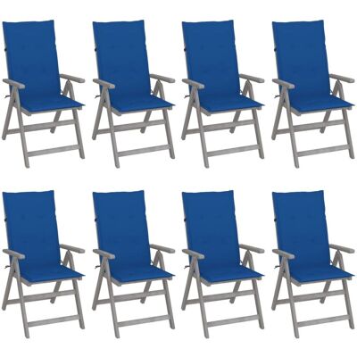 vidaXL - Gartenstühle Set 8Stck - Akazie vidaXL - Gartenstühle Set 8Stck - Akazie