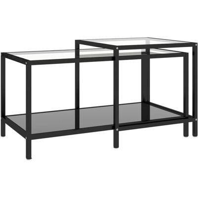 vidaXL Nova - 2er Set stapelbare Couchtische elegantes Design in verschiedenen Farben - Kaffeetisch vidaXL Nova - 2er Set stapelbare Couchtische elegantes Design in verschiedenen Farben - Kaffeetisch
