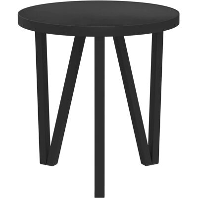 vidaXL Schwarzer MDF Beistelltisch - 35cm Industriell Stil vidaXL Schwarzer MDF Beistelltisch - 35cm Industriell Stil