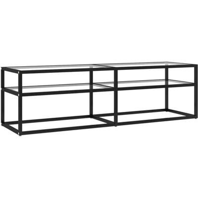 vidaXL TV Kast Transparant Veiligheidsglas Thuis Stereo Hifi Kast TV Meubel - TV Kast vidaXL TV Kast Transparant Veiligheidsglas Thuis Stereo Hifi Kast TV Meubel - TV Kast
