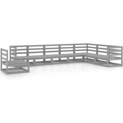 vidaXL Gartenmöbel-Set 8-tlg - Lounge Tisch vidaXL Gartenmöbel-Set 8-tlg - Lounge Tisch