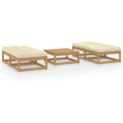 VidaXL Gartenset - Robustes Kiefernholz, 5 Plätze VidaXL Gartenset - Robustes Kiefernholz, 5 Plätze