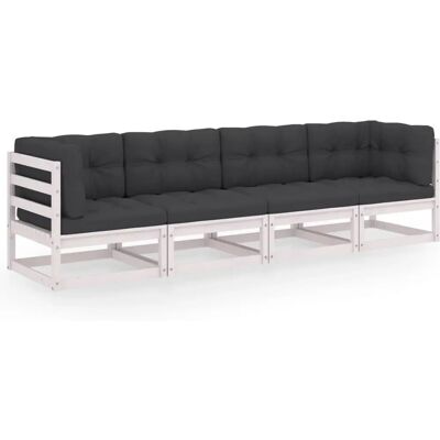 VidaXL 3076410 Gartenbank aus Kiefernholz, 4-Sitzer - Rustikal Outdoor VidaXL 3076410 Gartenbank aus Kiefernholz, 4-Sitzer - Rustikal Outdoor